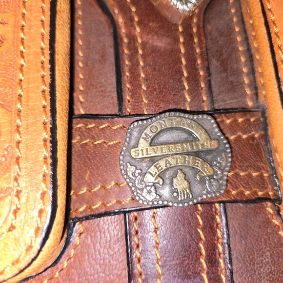 Montana Silversmiths Tooled Briefcase - Picture 9 of 10